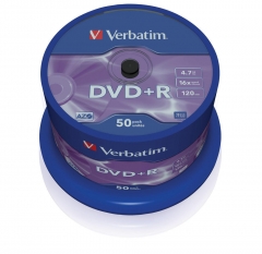 DVD000026VE - DVD+R Verbatim spindle cf.50 - 