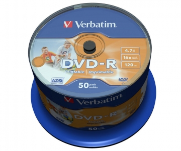 DVD-R Verbatim printable spindle cf.50