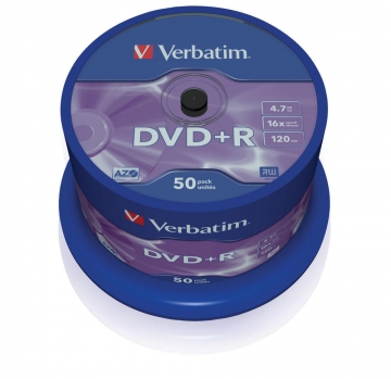 DVD+R Verbatim spindle cf.50