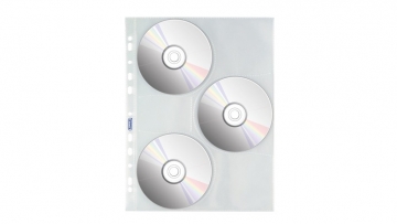 Buste in plastica con fori universali 22x30 Porta 3 CD CF.10