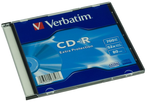 CD-R VERBATIM slim case