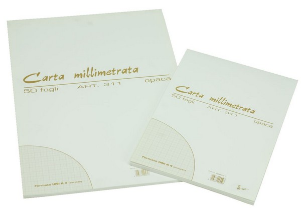 CLU000301ML - Carta millimetrata lucida - 