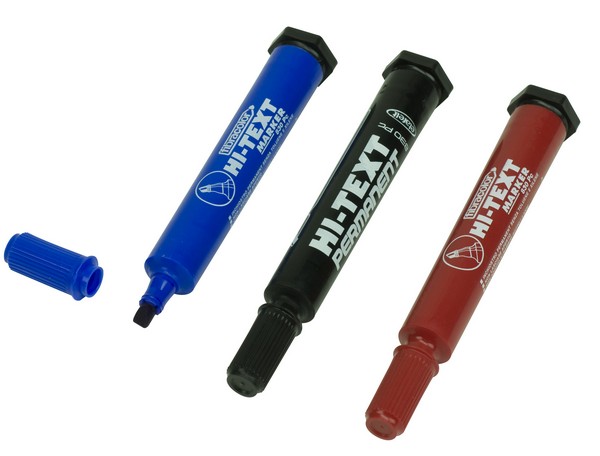 PEN000500NR - Pennarello a feltro Hi-Text marker punta scalpello - 