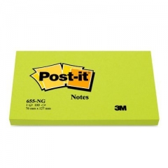 POS000021NV - Post-it 3M 655 76X127 Verde Neon - 