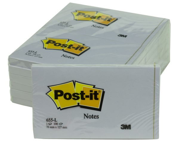 POS000021PA - Post-it 3M 655 76X127 Pastello Colori Vari - 
