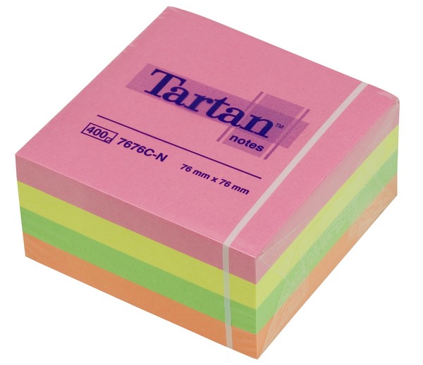 POS000110CU - Post-It 3M Tartan Cubo 76X76 - 