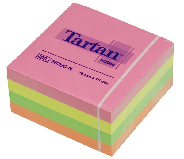 POS000110CU - Post-It 3M Tartan Cubo 76X76 - 