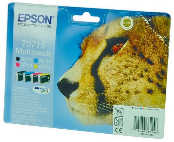 TON000554EP - Toner Epson T0715 MULTIPACK - 