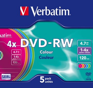 DVD-RW VERBATIM jewel case