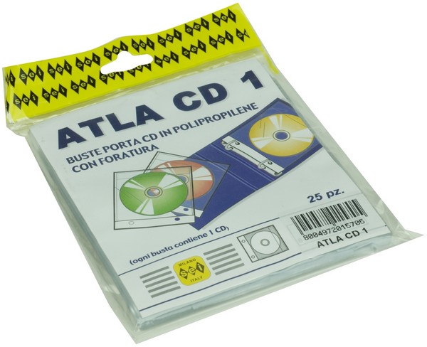 Busta plastica porta CD-DVD