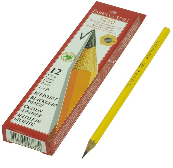 CONF. 12 MATITE FABER CASTELL 1210 1=B