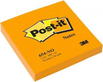 Post-It 3M 654 76x76 Arancio NEON