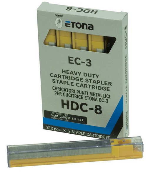 CARICATORE PUNTI ETONA HDC 8 GIALLO